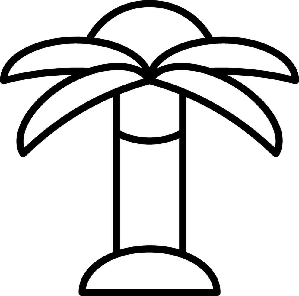 Oasis Vector Icon