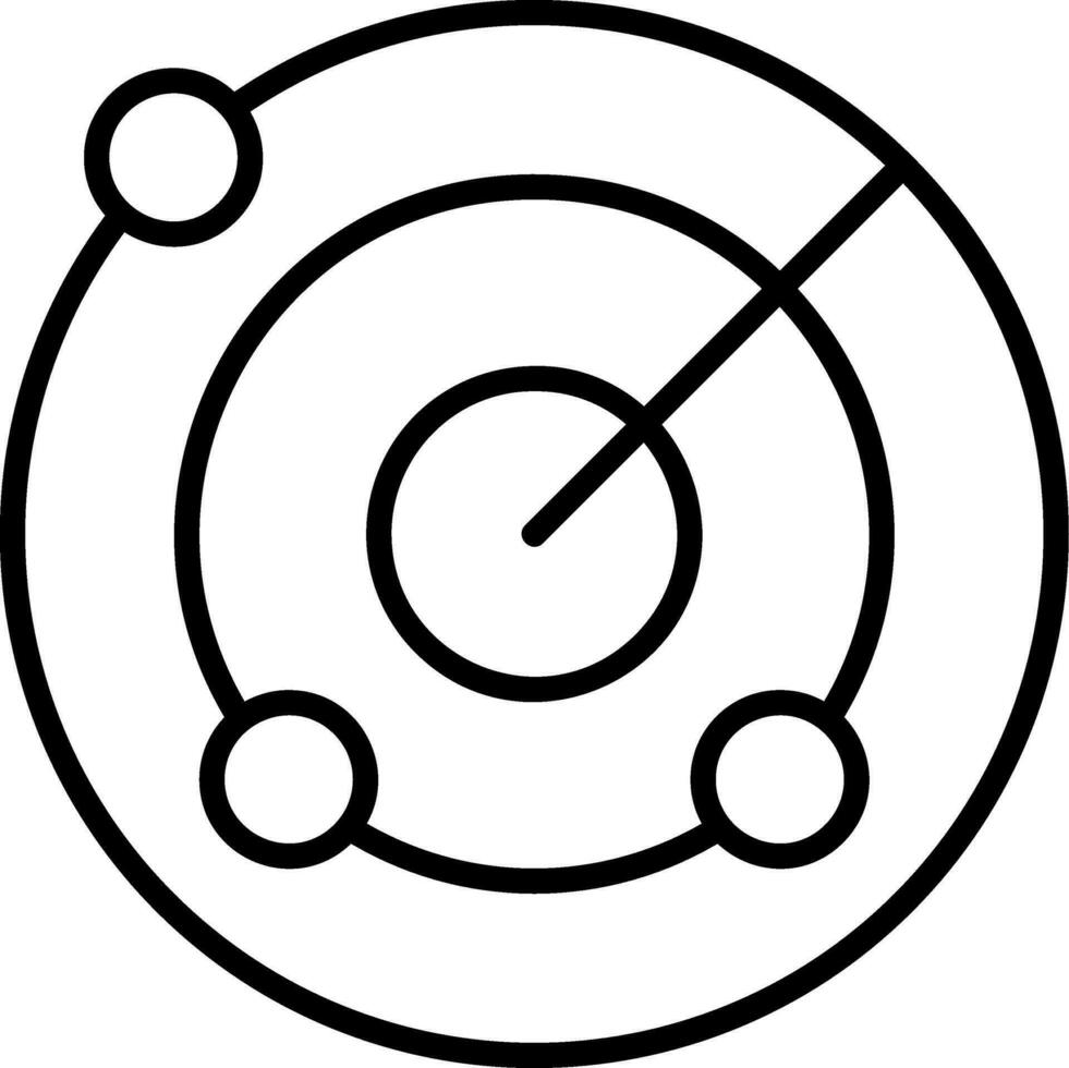 Radar Vector Icon