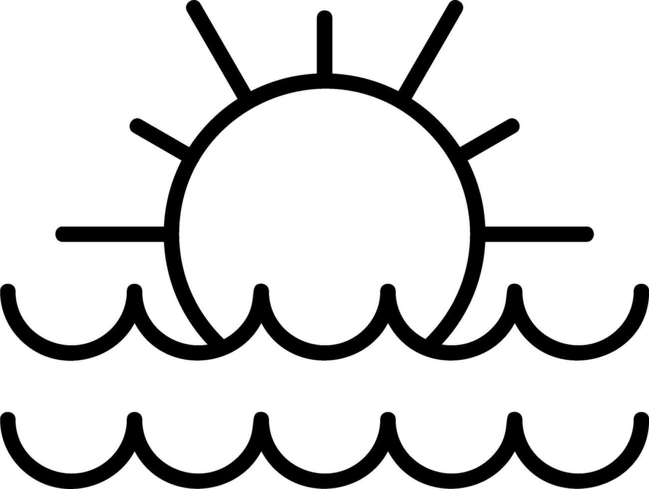 Sun Vector Icon