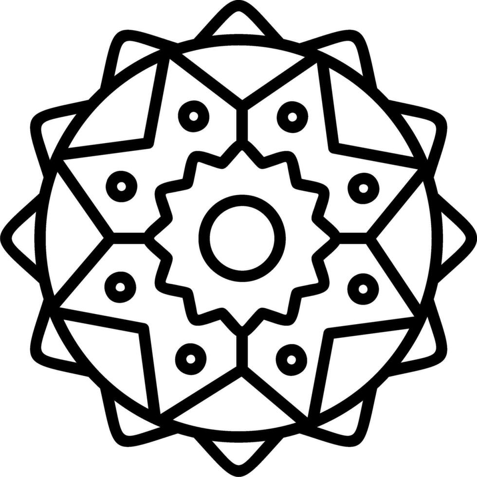 Mandala Vector Icon