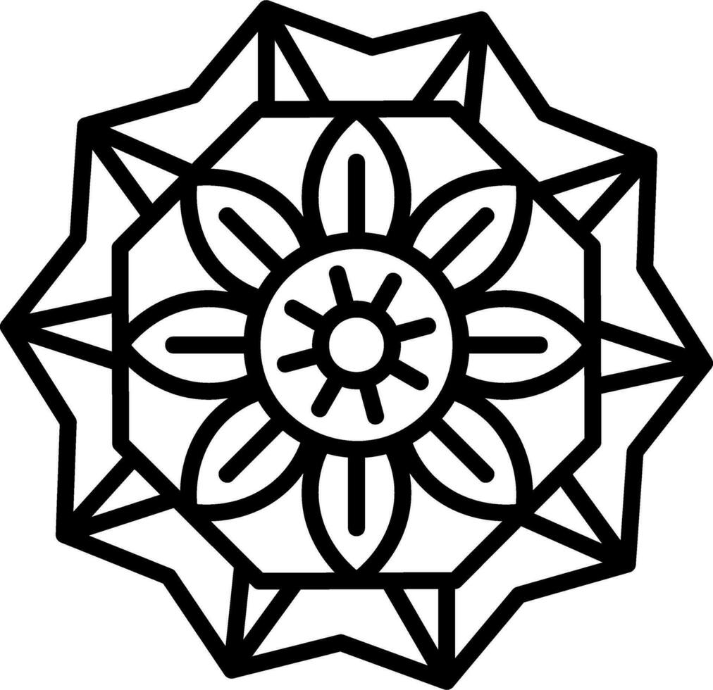 Mandala Vector Icon