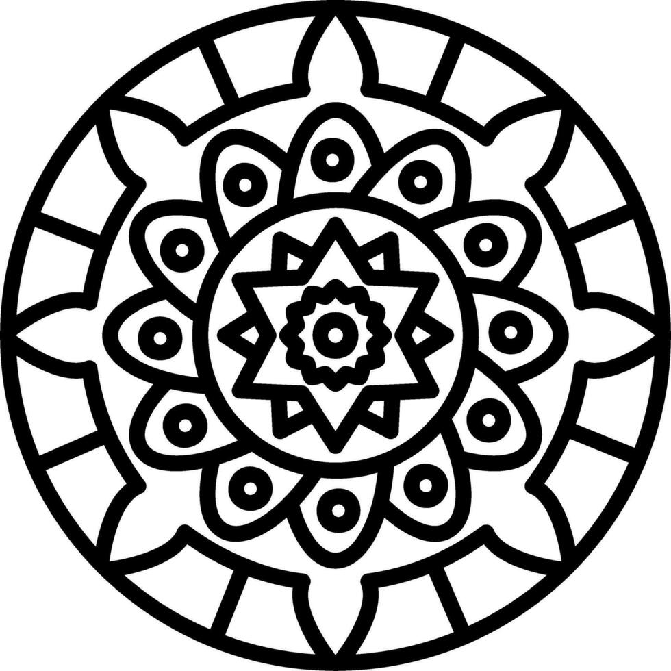 Mandala Vector Icon
