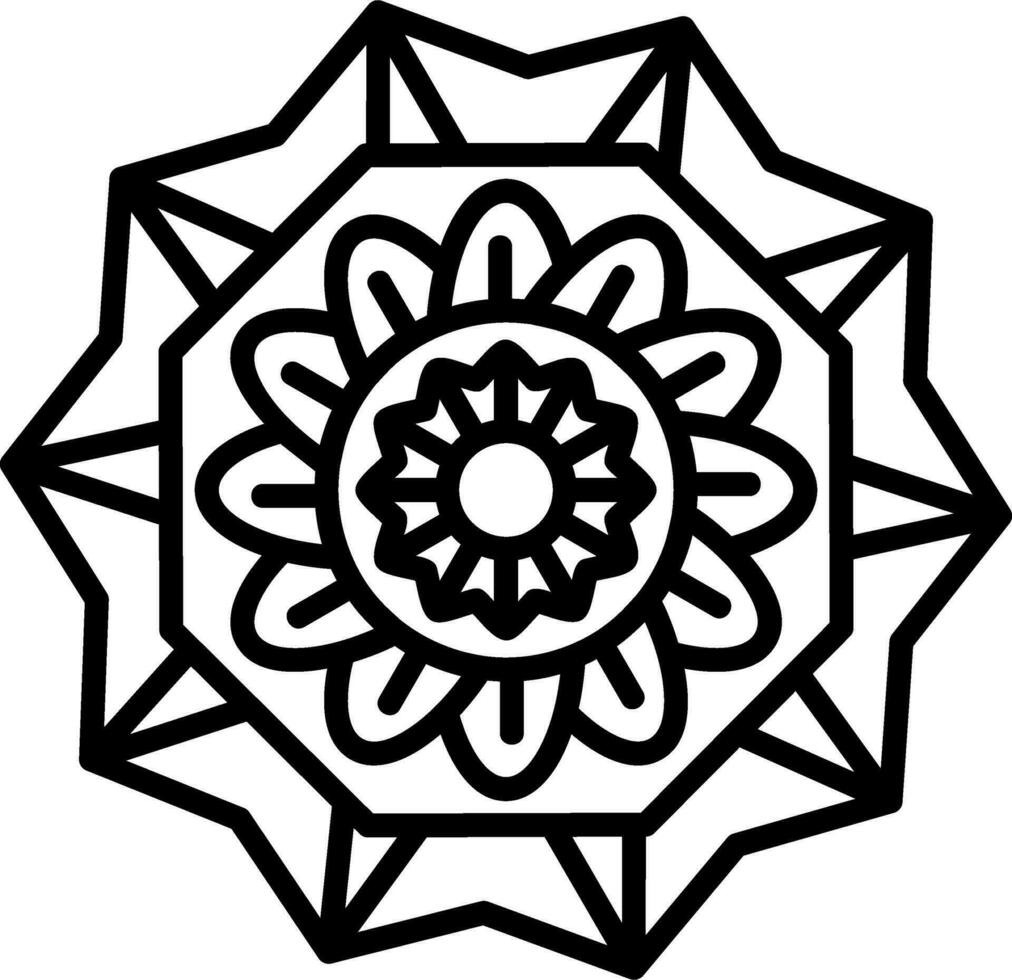 Mandala Vector Icon