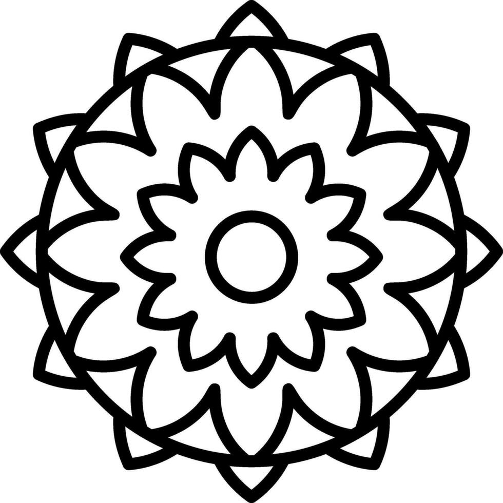 Mandala Vector Icon