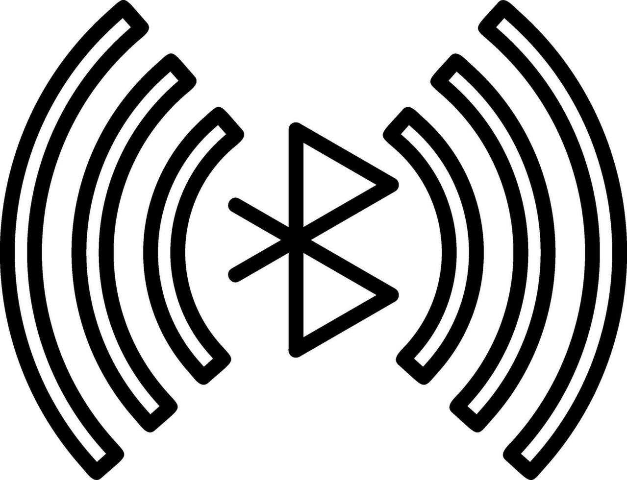 icono de vector de bluetooth