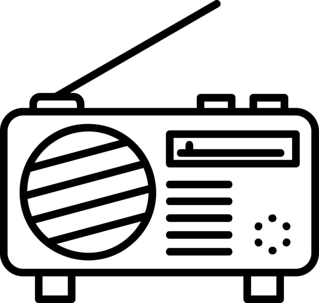 Radio Vector Icon