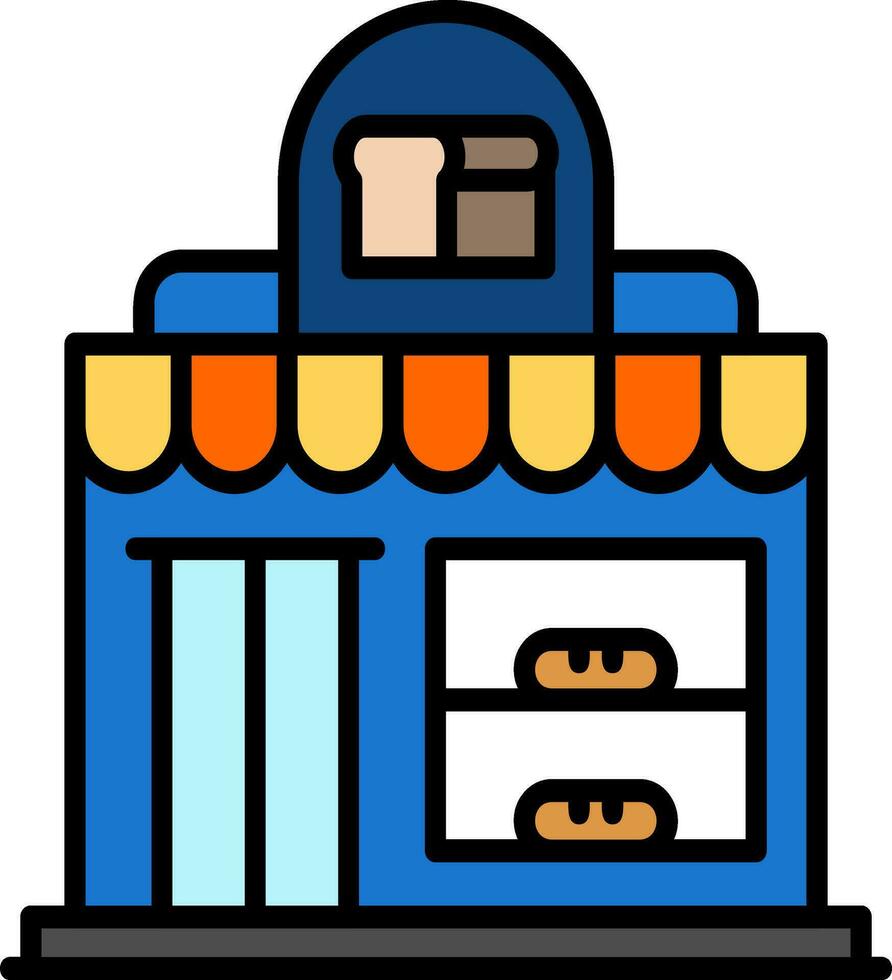 Bakery Shop Vector Icon