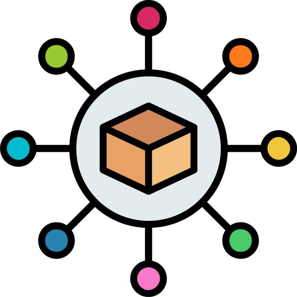 Distribution Vector Icon