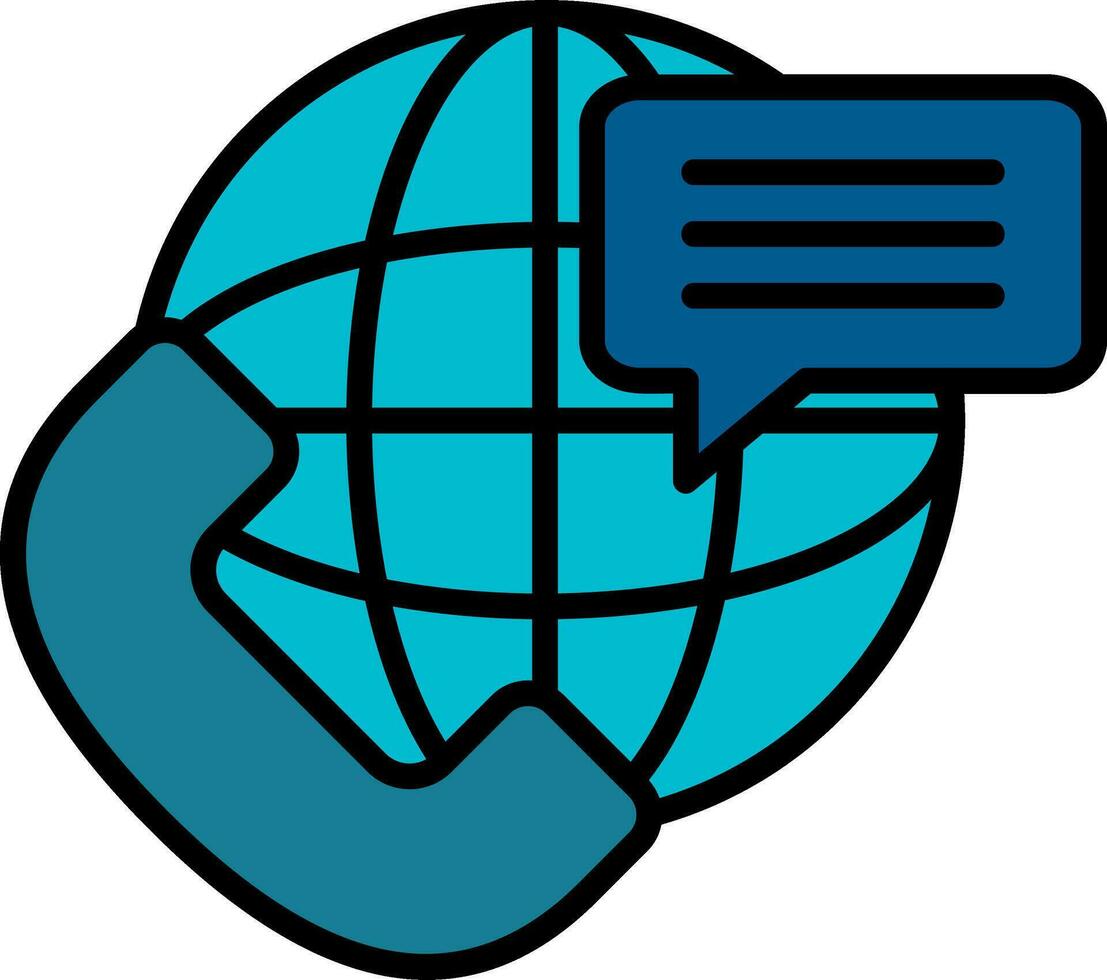 Global Communication Vector Icon