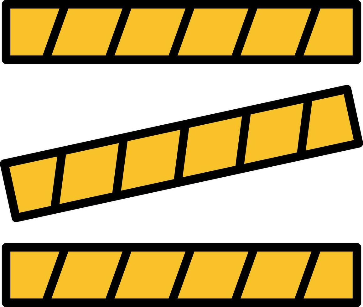 Police Line Vector Icon
