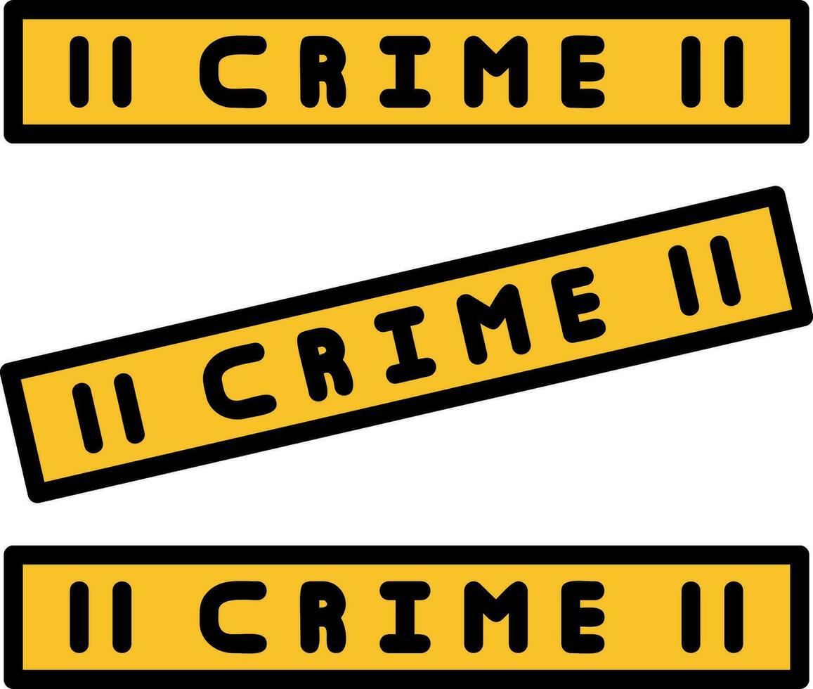 Crime Scene Vector Icon