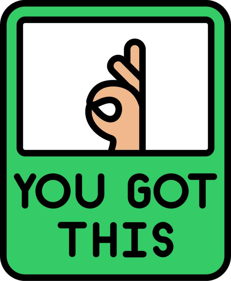 You Got This Vector Icon
