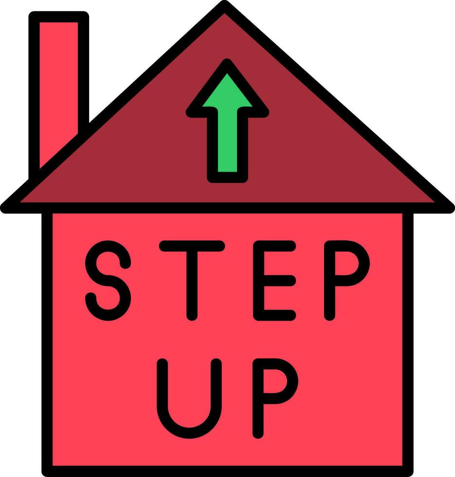 Step Up Vector Icon