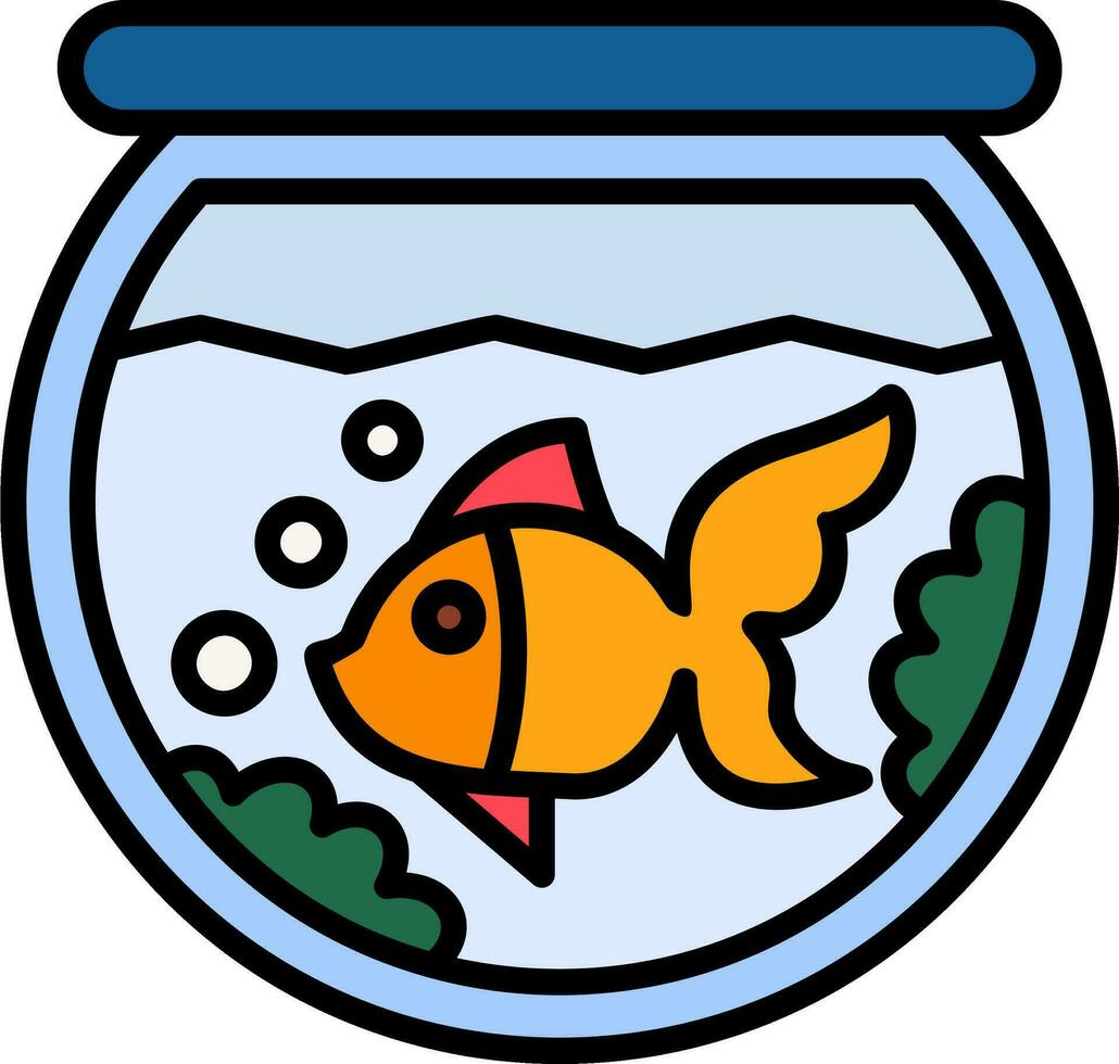 fish bowl Vector Icon