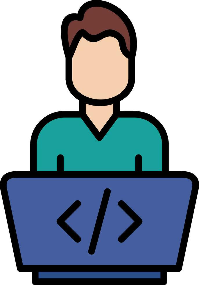 Programmer Vector Icon