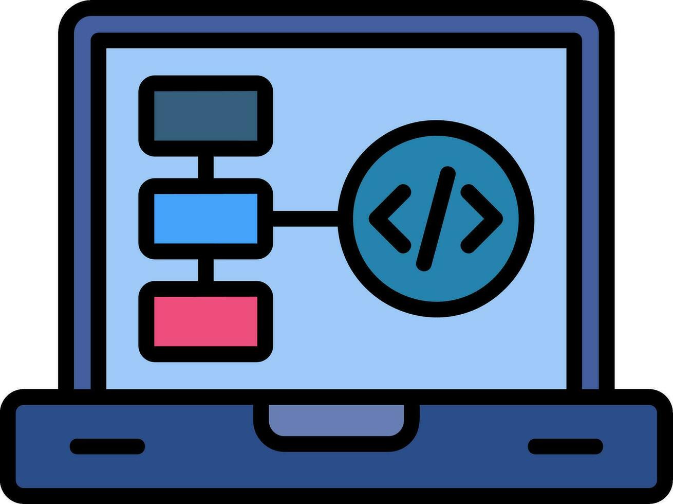 Flowchart Vector Icon