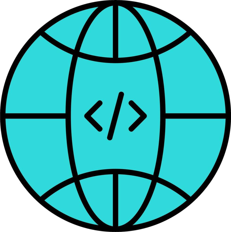 Earth Globe Vector Icon