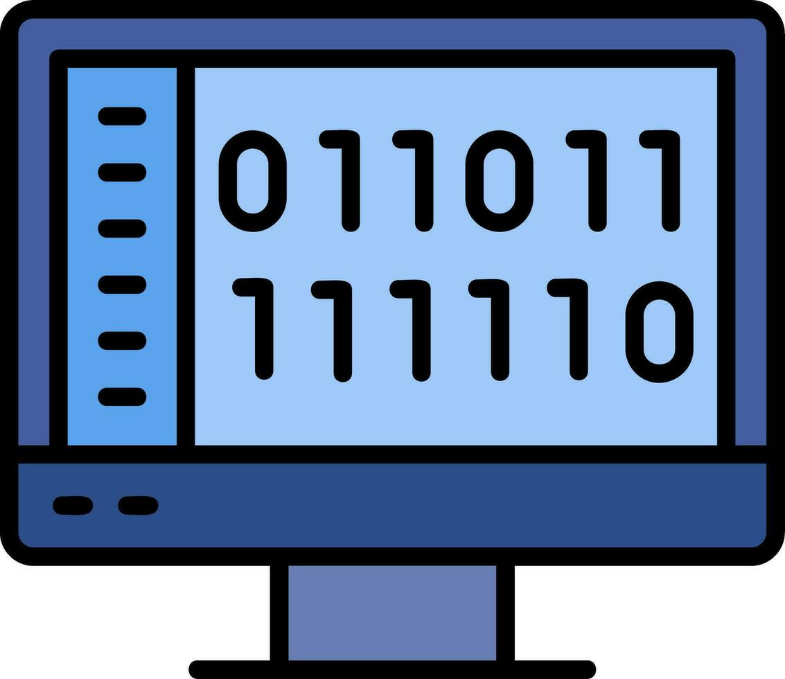 Binary Vector Icon