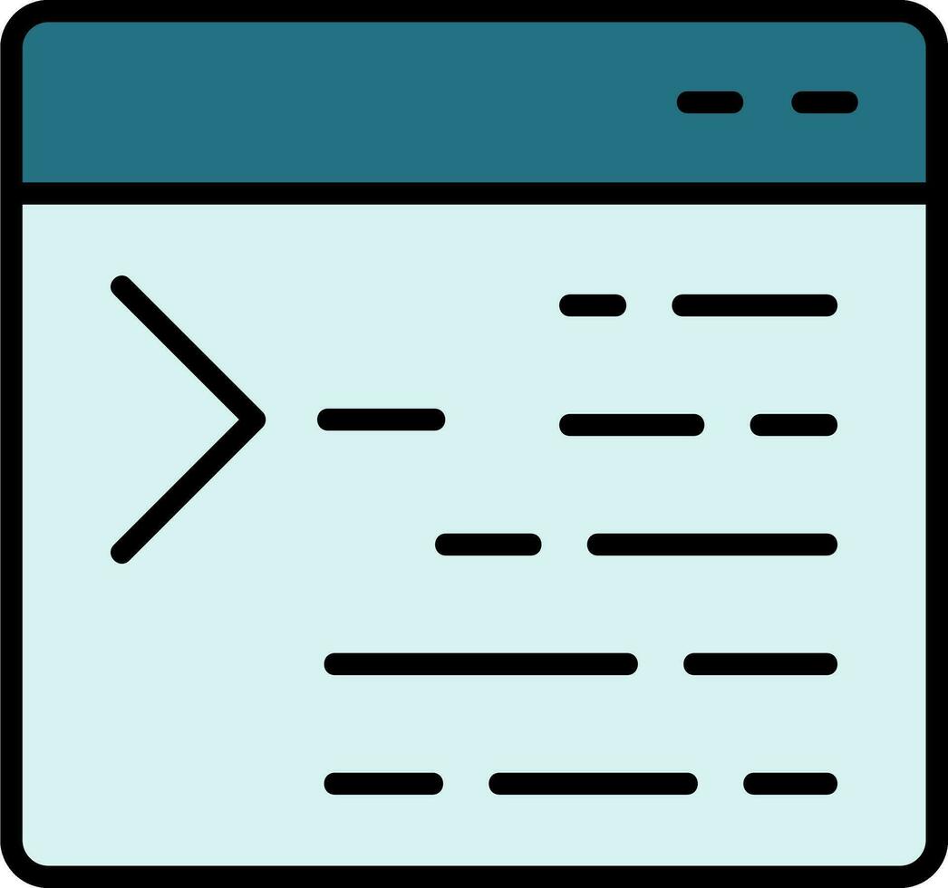 Code Terminal Vector Icon
