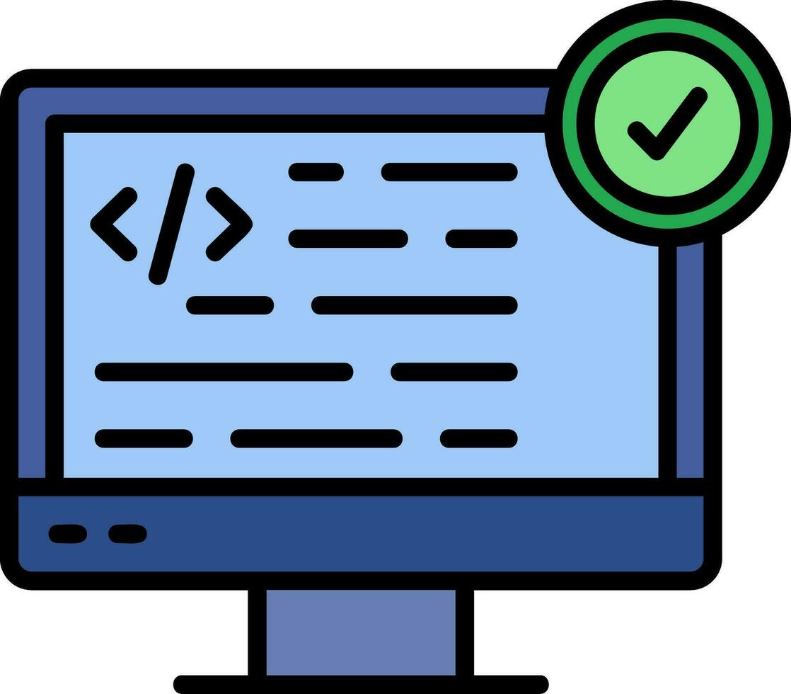 icono de vector de programación