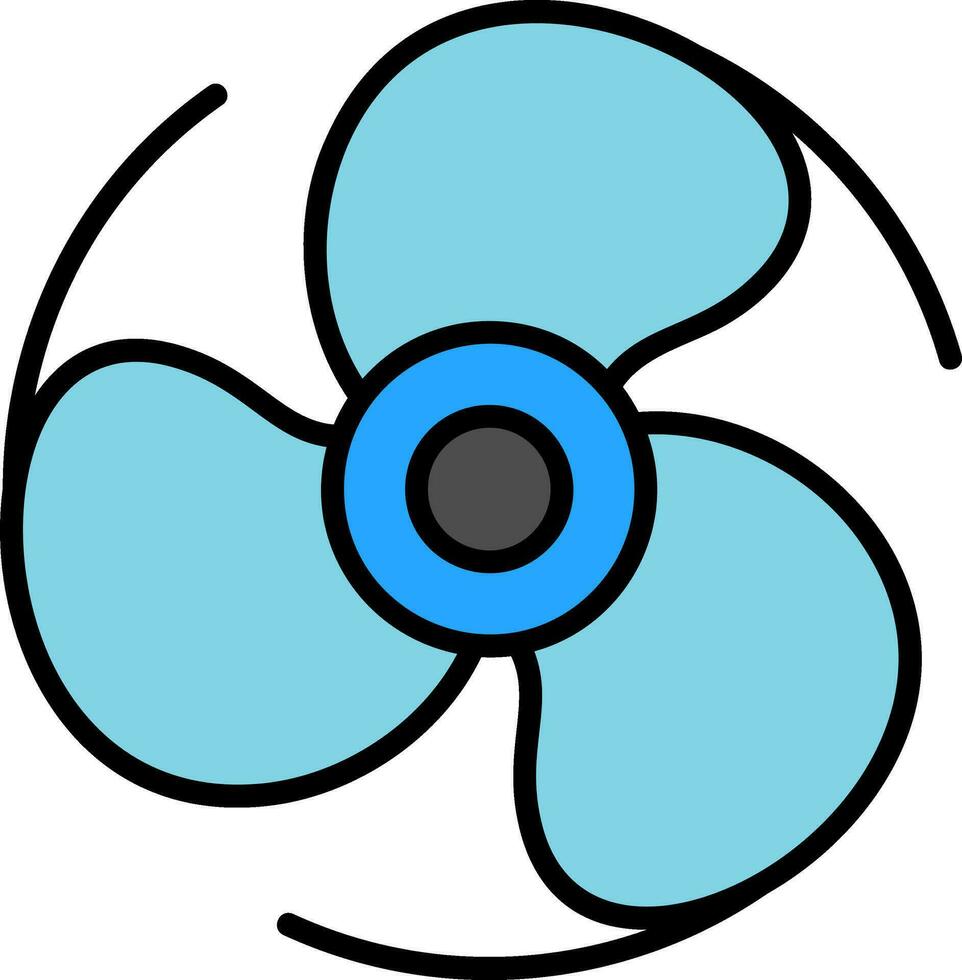 Engine Propeller Vector Icon