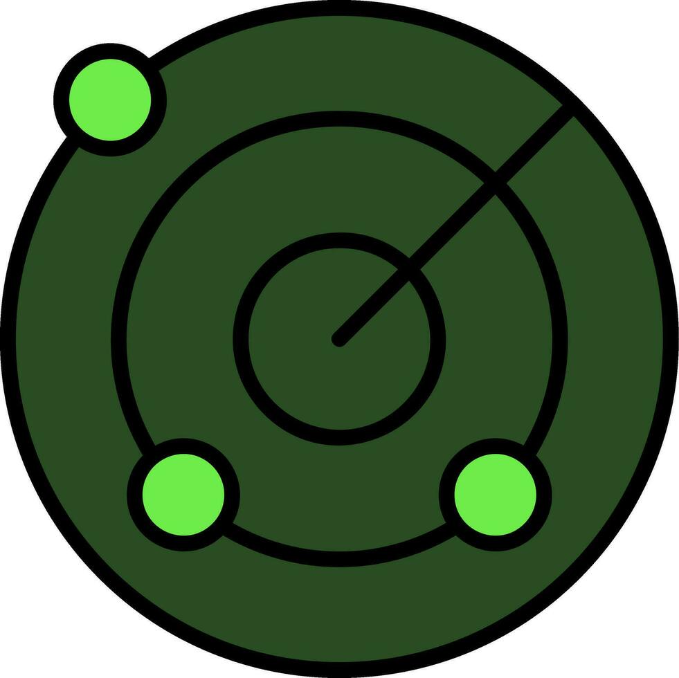 Radar Vector Icon