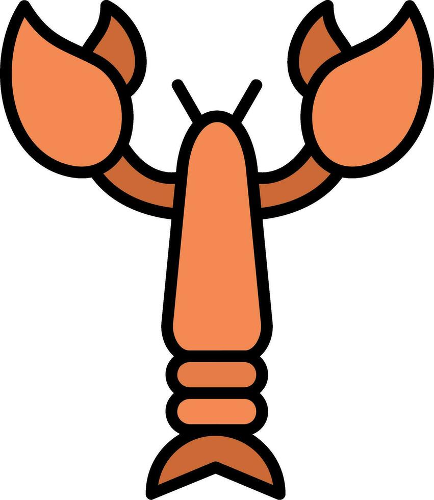Lobster Vector Icon