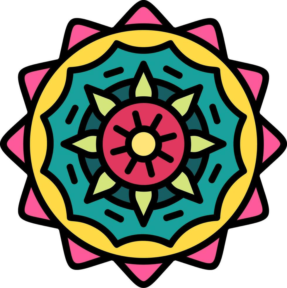 Mandala Vector Icon