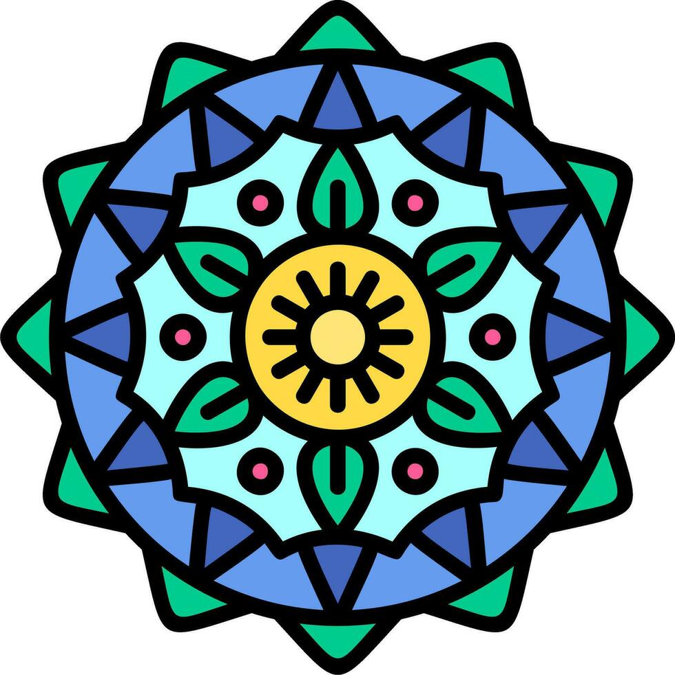 Mandala Vector Icon