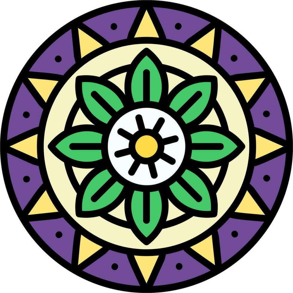 Mandala Vector Icon