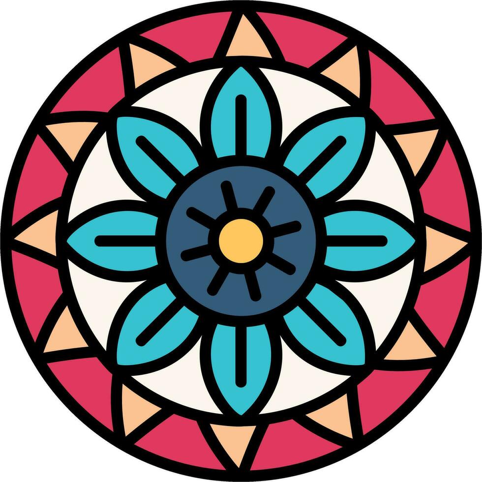 Mandala Vector Icon