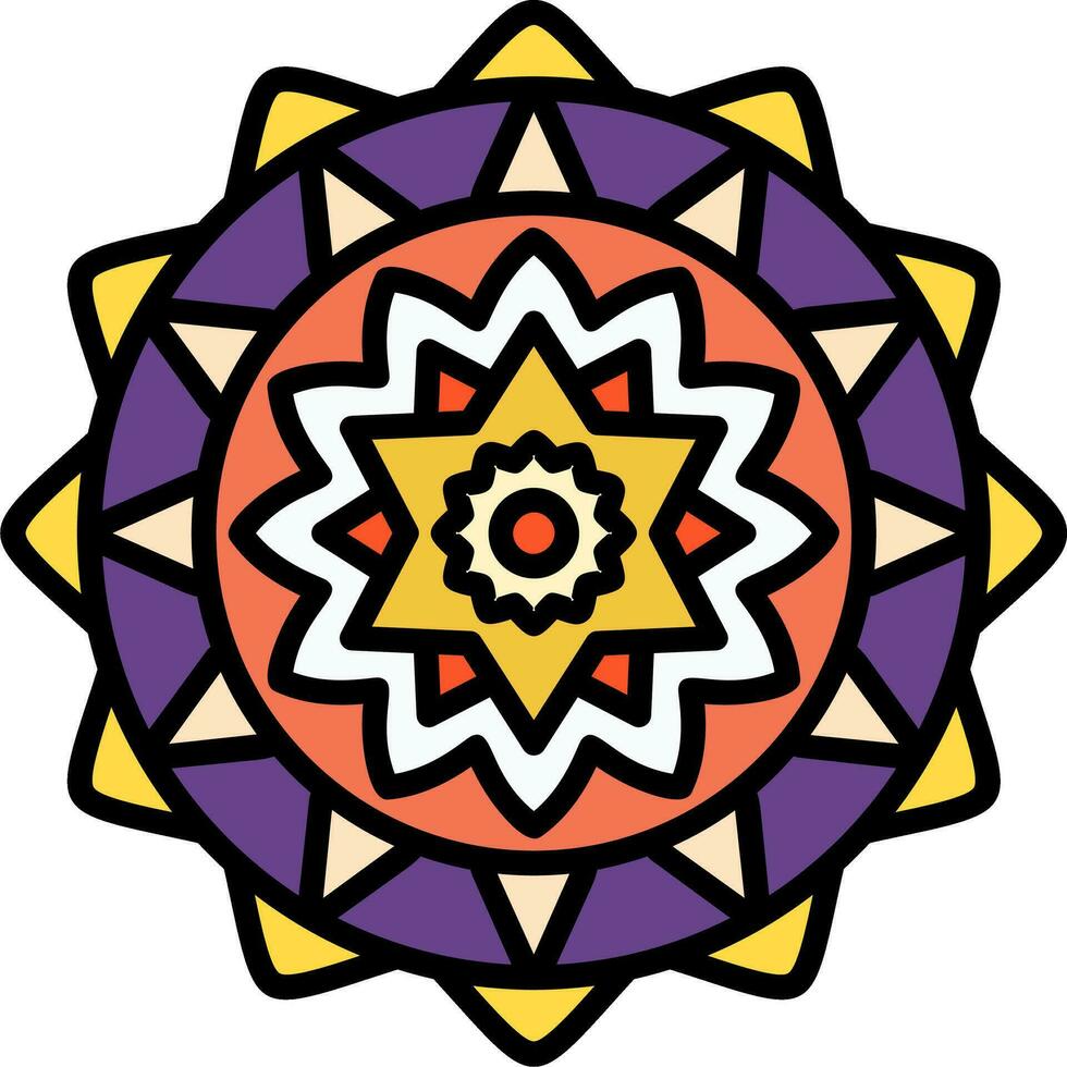 Mandala Vector Icon