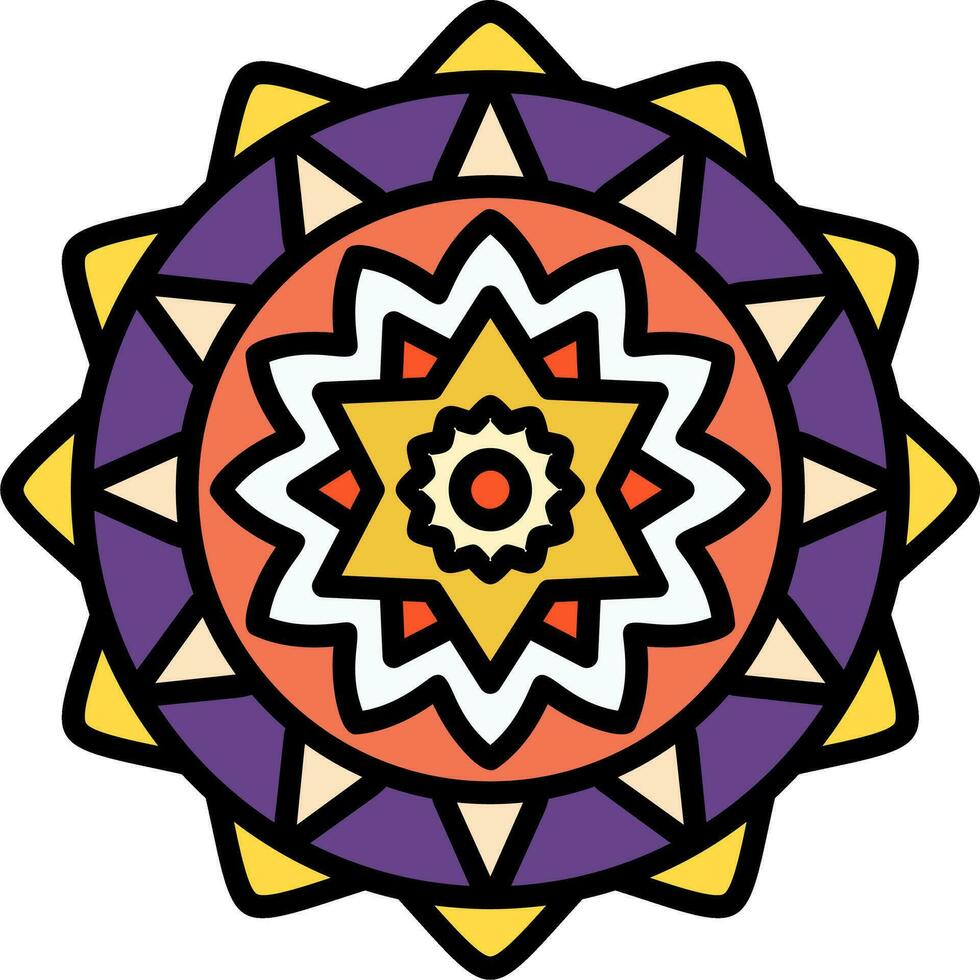 Mandala Vector Icon