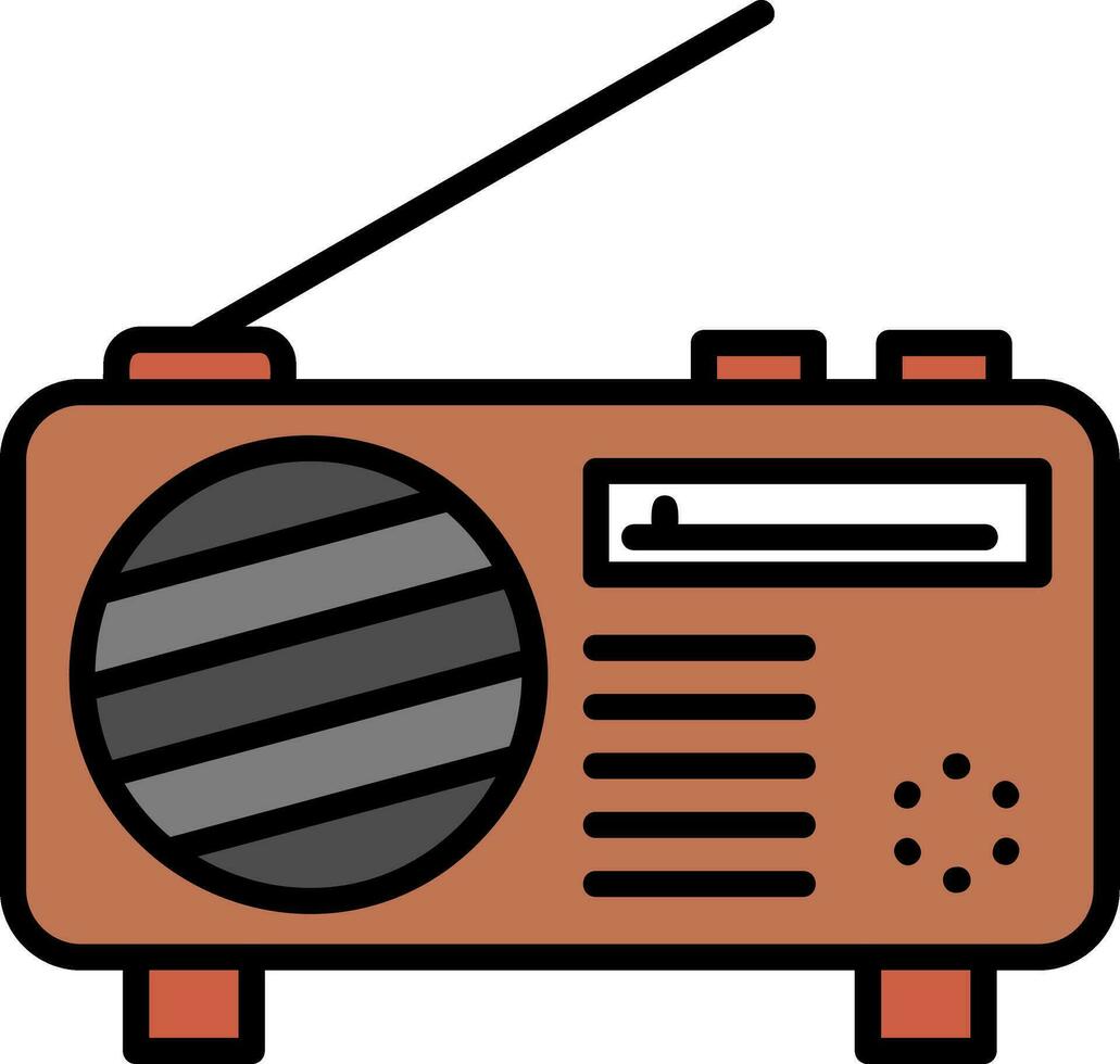 Radio Vector Icon