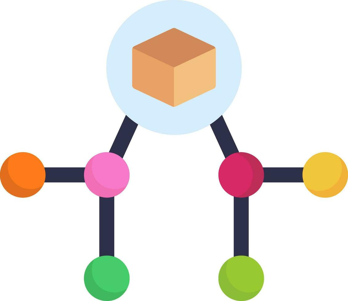 Decentralized Vector Icon