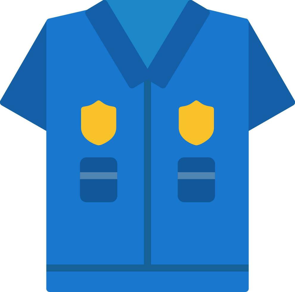 Police Uniform Vector Icon