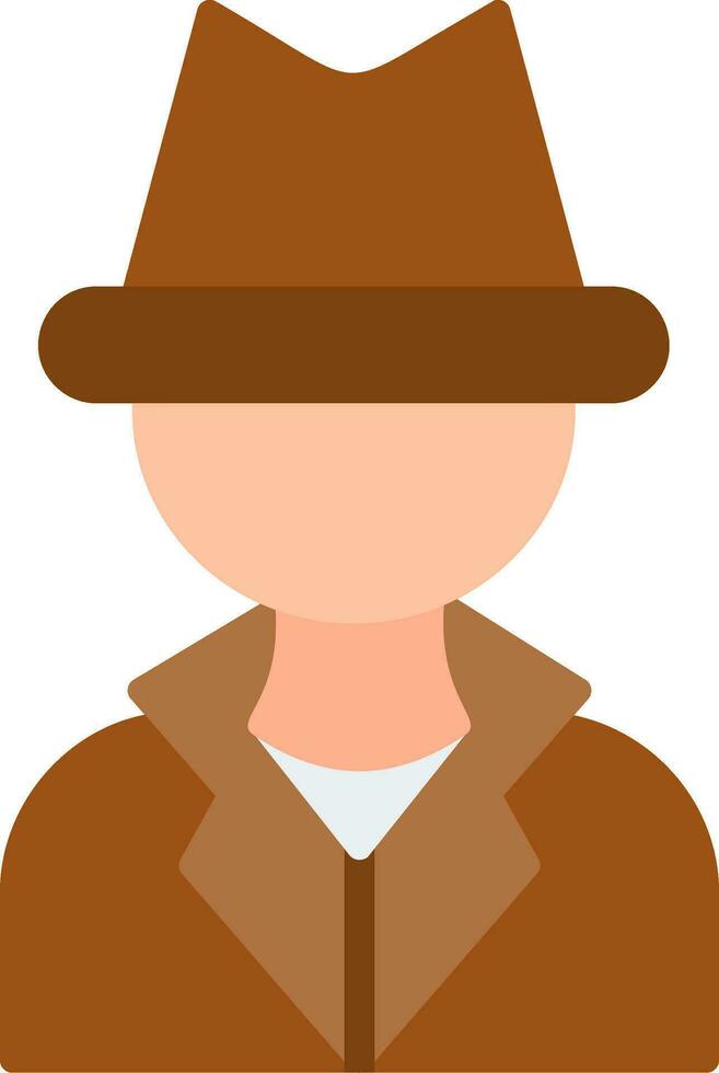 icono de vector de detective