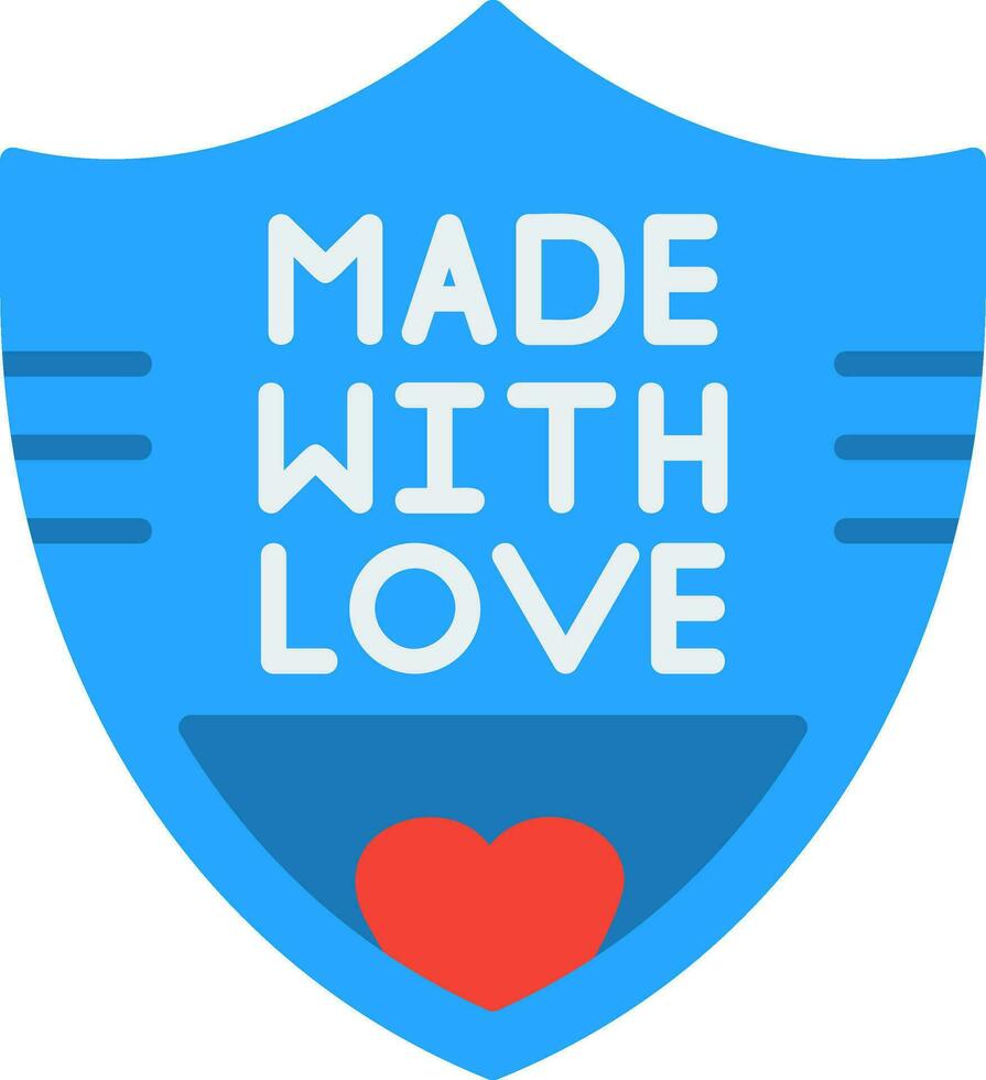 Made With Love Vector Icon