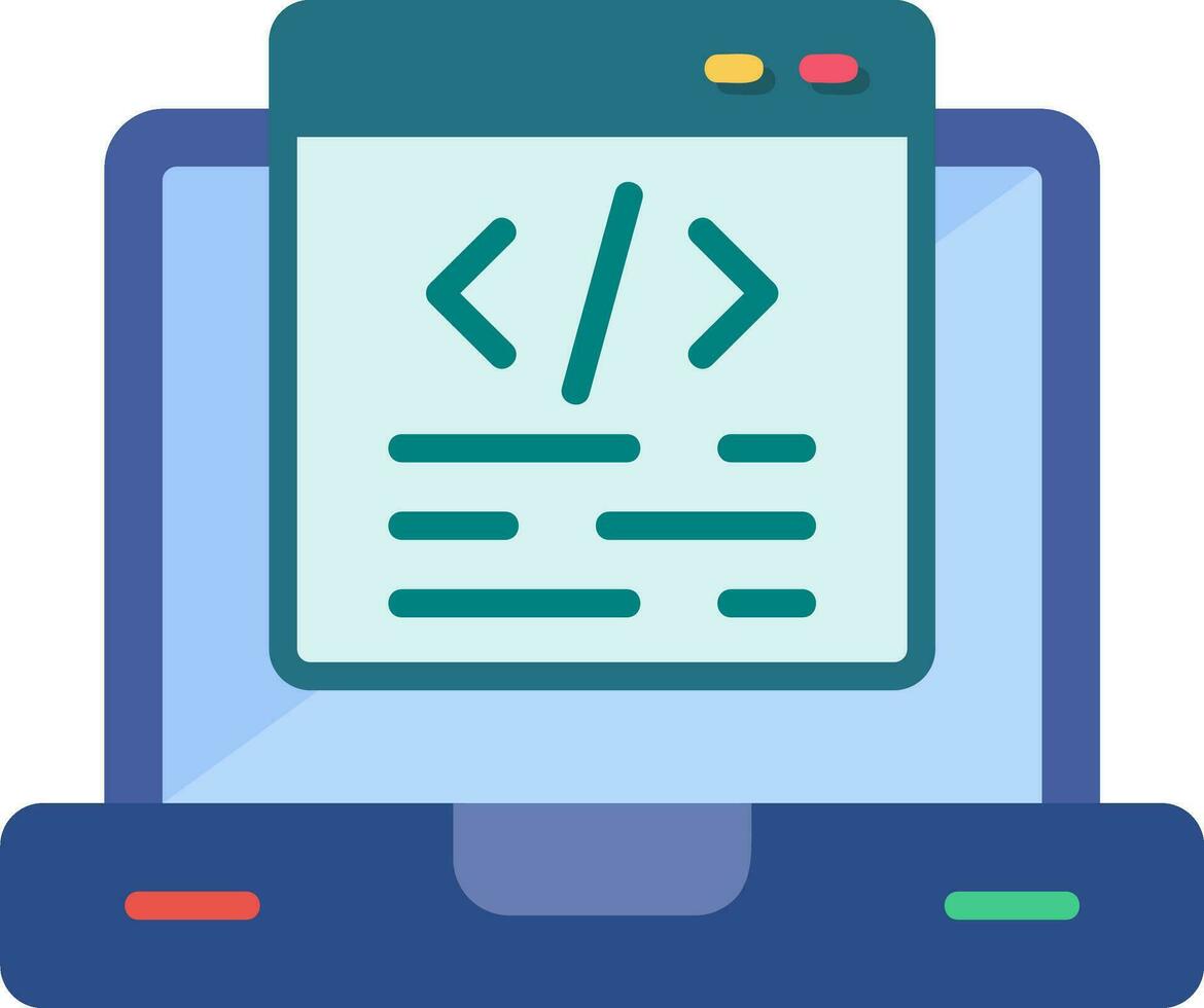 icono de vector de programación