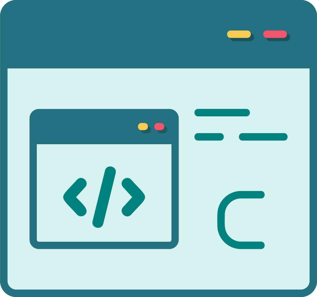 Computer Languages Vector Icon