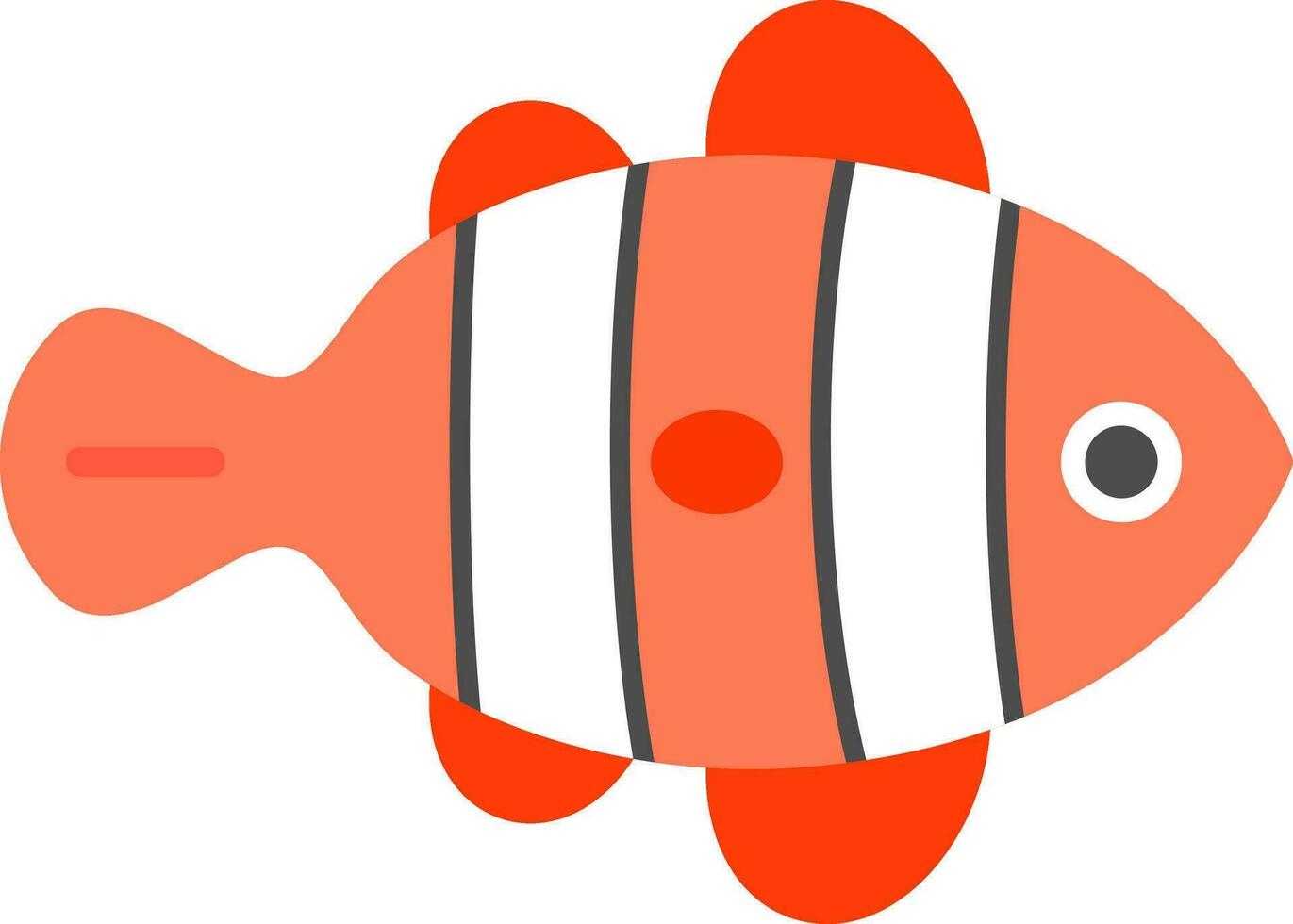 Clown Fish Vector Icon