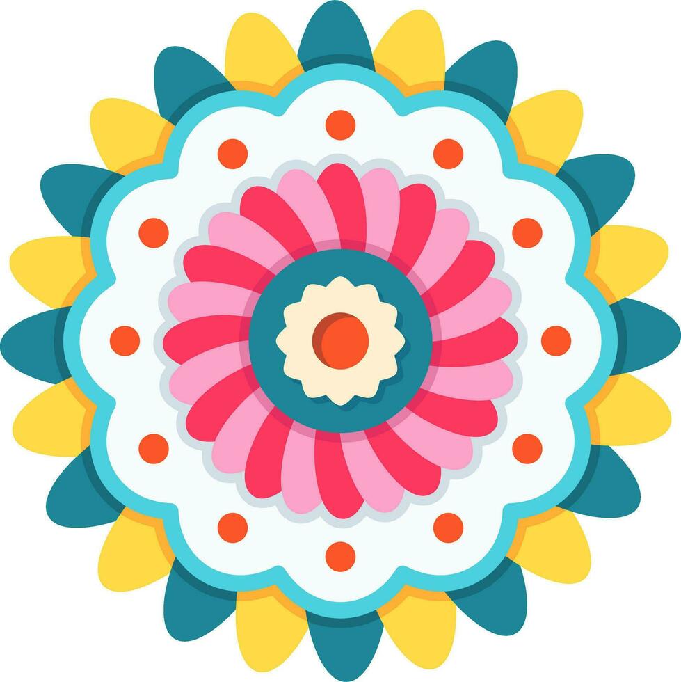 icono de vector de mandala