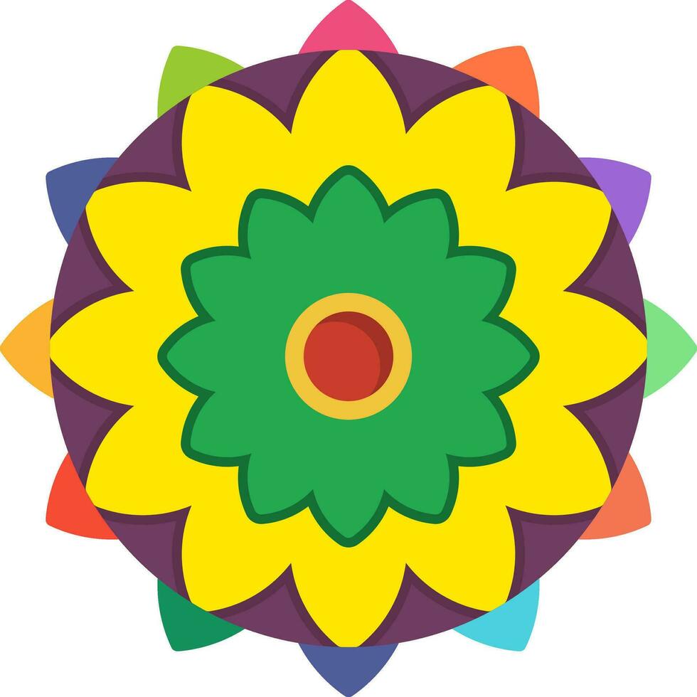 Mandala Vector Icon
