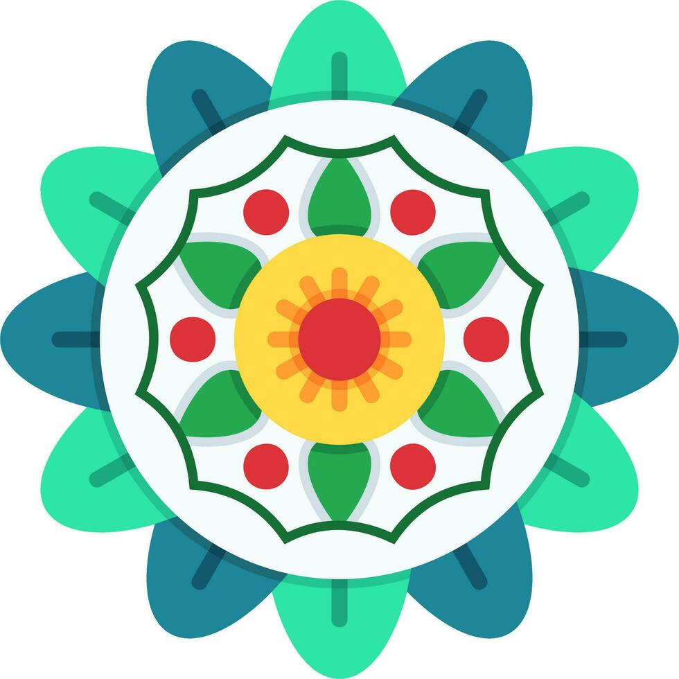 icono de vector de mandala