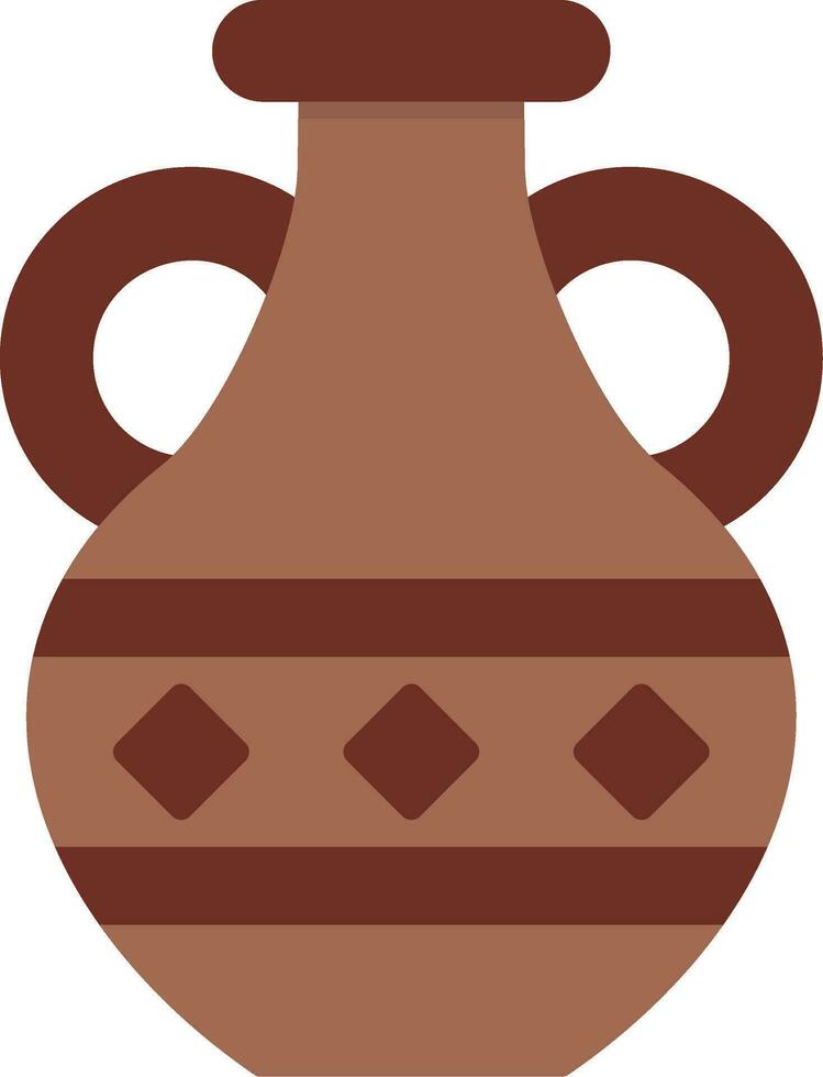 icono de vector de florero