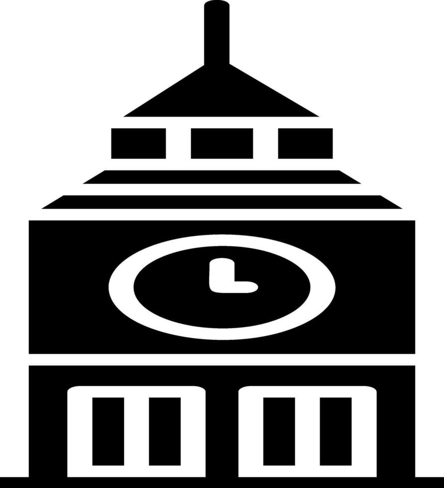 Clock Tower Vector Icon 31013693 Vector Art at Vecteezy