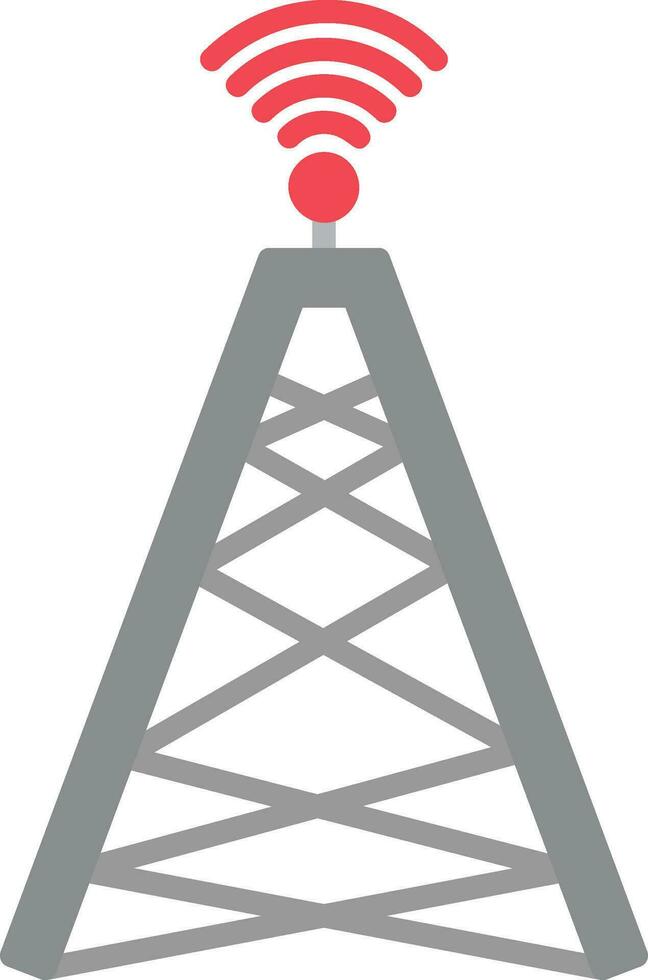 icono de vector de antena