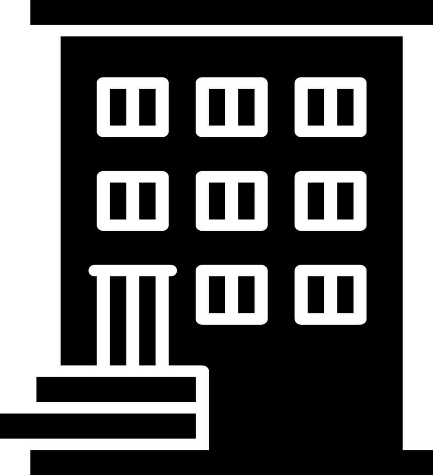 icono de vector de edificio