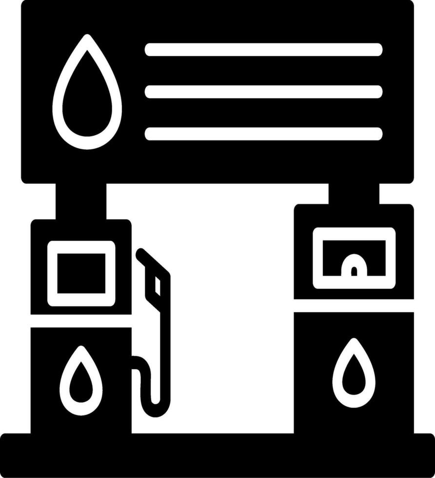 Gas Station Vector Icon