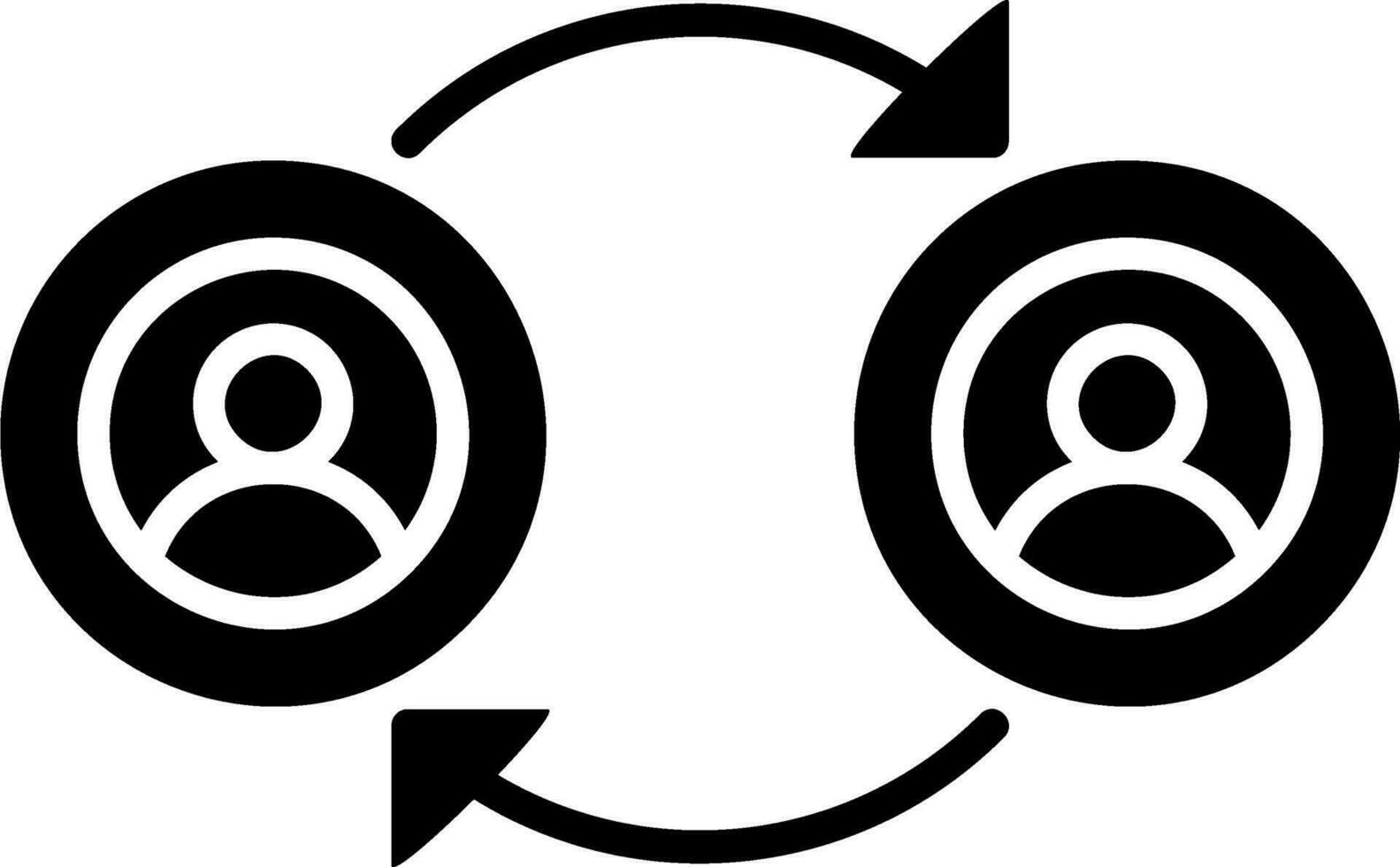 Peer To Peer Vector Icon